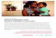ADVOCACY BRIEF BREASTFEEDING AND FAMILY-FRIENDLY … · breastfeed. Family-friendly workplace policies promote gender equity and women’s economic participation, while strengthening