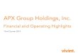 APX Group Holdings, Inc.s2.q4cdn.com/.../Q3/...2014-FINAL_v001_b58g89.pdf8 2012 2013 2014 2012 2013 2014 2012 20132014 2012 2013 2014 2012 2014 YoY: 3.9% 13.4% Ex 2Gig: 19.0% 13.4%