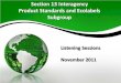 Section 13 Interagency Product Standards and Ecolabels Subgroup documents/News and... · 2015. 9. 24. · Overview of Section 13 Product Standards/Ecolabels Subgroup . Standard Setting