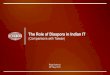 The Role of Diaspora in Indian IT - CMI Marseille CMI...The Indian Diaspora Over 27 Million people of Indian Origin live overseas. In 2015, remittances from the Indian Diaspora were