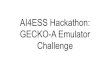 GECKO-A Emulator AI4ESS Hackathon: Challenge · 2020. 7. 15. · GECKO-A Library: 2000 GECKO-A simulations: in each run, we run GECKO-A under certain condition for 5 days 2000 input