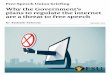 Why the Government’s plans to regulate the internet are a ... · The Government’s legislative proposals claim to be partly inspired by Germany’s 2017 “NetzDG” internet law,