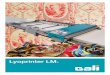 Lyoprinter LM - galigrup.com€¦ · any kind of fabric without the limitation of its compo-sition, density or thickness. The most common appli-cations are the printing on silks (scarves