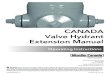 CANADA Valve Hydrant Extension Manual...for Step 8). 2 2. CANADA Valve Hydrant Manual 8. Reinstall the upper barrel to the extension using barrel bolts and ground flange nuts (ID-11