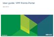 VPP Points Portal - User Guide: VMware, Inc.PMA view of Points Portal Visit your VPP Points Portal Information on the VPP Points Portal includes: VPP Name & Membership Number, VPP