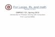 For Loops, Ifs, and mathelm/Teaching/121_S12/lectures/lectur… · For Loops, Ifs, and math February 14, 2012 CMPSCI 121, Spring 2012 Introduction to Problem Solving with Computers