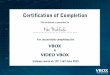 This certificate is presented to Kobi Mahfuda · This certificate is presented to & training course on 15th / 16th June 2015 Kobi Mahfuda. Created Date: 6/17/2015 4:56:20 PM 