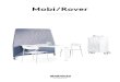 Mobi/Rover · Design Andrea Ruggiero Stommen på Rover är tillverkad av vitlackerad MDF, NCS 0500, toppskiva i vitt laminat. Tillgänglig i fyra storlekar. Låsbara hjul. Inuti Rover