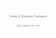 Tema 4. Electron Transportacademic.uprm.edu/lrios/4368/Tema 4BIOL4368.pdf · Tema 4. Electron Transport Cap. 4 pages 120 -145. Aox Ared OUT IN-n∆Eh = y ∆p # protons extruded -e