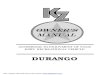 DURANGO - kz-rv.com€¦ · Welcome to the world of recreational vehicle travel. The purchase of your KZRV product allows you to enter this type of camping and leisure travel. Your