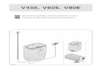 V45E, V60E, V80E · Montage- und Gebrauchsanleitung an den Besitzer der Sauna oder die für die Pflege der Sauna verant- ... If the heater capacity is too big, the air in the 1. BEDIENUNGSANLEITUNG