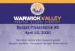 Budget Presentation #6 April 16, 2020 - Warwick Valley ......2020/04/16  · April 16: Presentation 6 and Presentation 7 6. Budget Update –Proposed Budget Reductions 7. Enacted State