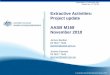 AASB Meeting 13 November 2018 Agenda Item 12.1 (M168)€¦ · (Australia, Canada, Norway and South Africa) (Sep-Nov 2018) o IASB has requested an update of significant changes in