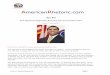 FCC Statement Supporting Restoring Internet Freedom Order Pai - FFC... · The Internet is the greatest free-market innovation in history. It has changed the way we live, the way we