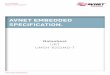 AvnET EmBEddEd SpEcificATion.€¦ · 17-Sep-2009 UMSH-8252MD-T Version No. 1 Yu-Lun TSENG Jeffry Chen 31-Jul-2009 Modify the initial code. Description Revision record UMSH-8252MD-T