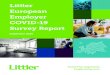 Littler European Employer COVID-19 Survey ReportThe survey results also reveal a growing recognition of the importance of workplace wellbeing, and of employers’ responsibilities