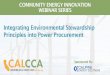 CalCCA Webinar Team · 30. Environmental Stewardship Ranking •Demonstrates multiple benefits (provides additional societal, health, ... • Mapping tool should be easy to use and