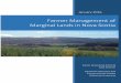 Farmer Management of Marginal Lands in Nova Scotiakatesherren.org/.../2016/07/MarginalLand2016.pdf · January 2016 Simon Greenland-Smith & Kate Sherren School for Resource and Environmental