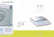 Shimadzu Electronic Balance€¦ · again when weighing operations resume. Fine measurements are assured with sliding glass door windbreak system TX models with 1mg minimum display