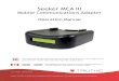 Mobile Communications Adapter - VIAVI Solutions · Seeker MCA III Mobile Communications Adapter Operation Manual ... As new communications applications continue to emerge, part of