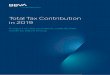 Total Tax Contribution in 2019 - BBVA€¦ · Total Tax Contribution in 2019 / Pag. 8 To make this happen, and as BBVA's Tax Strategy recommends, it has been developed through a body