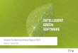 INTELLIGENT GREEN SOFTWARE · Analyst Conference Annual Report 2019 Webcast, 24 March 2020 INTELLIGENT GREEN SOFTWARE. Haken bei Führungslinien „Folie in Ursprungszustand Start