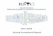 2017-2018 Annual Investment Report - South CarolinaAnnual Investment Report Fiscal Year Ended June 30, 2018 Capitol Center 1201 Main Street, Suite 1510 Columbia, SC 29201 Rebecca Gunnlaugsson,