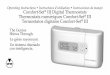 Comfort-Set III Digital Thermostats Thermostats num”riques ... · thermostat le plus développé au niveau technologique disponible sur le marché. ... filtro de aire o para ajustar