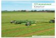 EasyCut - Krone Australia...Two rollers, two drive systems – for effective treatment Cross conveyor Hydraulic swath board control Gathering two windrows into one, placing two windrows