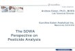 The SDWA Perspective on Pesticide Analysisnemc.us/docs/2013/presentations/Mon-Monitoring...Presentation Outline A brief history of drinking water standards and methods General trends