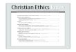 Christian Ethics Todaychristianethicstoday.com/wp/wp-content/uploads/2019/03/CET_Issue… · Christian Ethics Today A Journal of Christian Ethics Volume 20, Number 1 Aggregate Issue