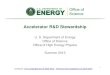 Accelerator R&D Stewardship - beamdocs.fnal.govbeamdocs.fnal.gov/AD/DocDB/0044/004418/002/AcceleratorSteward… · – Each lab is asked to present a 20-minute synopsis of facility