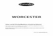 WORCESTER - Goto Gas Docs IUM.… · 5.Always keep the outside of the pan clean and free from streaks of oil or fat. HOW TO DEAL WITH A FAT FIRE 1.Do not move the pan. 2.Turn off