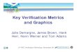 Key verification metrics graphics RFCworkshop Nov08...2 Verification Products • Verification activity has value only if the information generated leads to a decision about the forecast/system