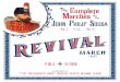 “Revival March” (1876) · “Revival March” (1876) (The Great Revival March and Salvation Army Rally) This march incorporated the hymn “[In the] Sweet Bye and Bye” and was