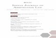 Volume IV: Issue [2] 2015-16 - Nishith Desai Associates...-Abhishek Manu Singhvi … 14 2. Indian Arbitration Law: Legislating for Utopia -Armaan Patkar … 28 3. Arbitrability of