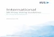 International - ISS...2015 SRI International Proxy Voting Guidelines Enabling the financial community to manage governance risk for the benefit of shareholders. © 2015 ISS | Institutional