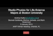 Studio Physics for Life-Science Majors at Boston University€¦ · Section N Test 1 Test 2 Final Overall studio - all 215 69.2 73.6 69.4 79.6 studio - male 80 72.5 76.2 73.9 81.8