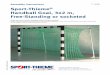 Assembly instructions 203 4502 Sport-Thieme Handball Goal ... · a) For handball gates with a size of 3,00 x 2,00 m the distance of the ground sockets must be 3,08 m (middle socket