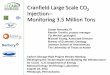 Cranfield Large Scale CO Injection-- Monitoring 3.5 Million Tons...Cranfield Large Scale CO 2 Injection-- Monitoring 3.5 Million Tons Susan Hovorka, PI Ramón Treviño, project manager