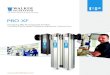 PRO XF - Walker Filtration · compressed air filtration solution, for use in industrial applications. Available in four filtration grades, from 5 micron to 0.01 micron, for both particulate,