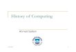 History of computing - Ahmed Sallamsallamah.weebly.com/uploads/6/9/3/5/6935631/history_of_computin… · Data Representation Base 2, 8, 10, 16 Number systems Boolean operations and