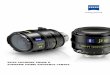 ZEISS Supreme Prime & Supreme Prime Radiance Lenses · 2020. 9. 14. · ensures freedom in creating the look you want to achieve. With captivating clarity, they ensure that you can