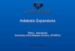 Adiabatic Expansions - BCAM€¦ · Adiabatic Expansions Íñigo L. Egusquiza University of the Basque Country, UPV/EHU Quantum Days in Bilbao IV! BCAM, Bilbao, July 2014