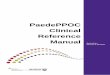 Clinical Reference Manualweb/@chsd/… · The Paediatric ePPOC Clinical Reference Manual for the Version 2 Dataset is designed for use by clinicians, managers, administrators and