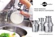 FOOD SERVICE FOOD WASTE DISPOSERS Service/ISE_FS_Broch_Sep… · our products are renowned for maximum energy efficiency and long-lasting durability. 5 MODELS. COUNTLESS OPPORTUNITIES