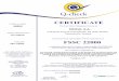 CERTIFICATE - Provil · This certificate is provided on the base of the FSSC 22000 certification scheme version 4.1, published July 2017. The certification system consists of a minimum
