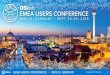 EMEA USERS CONFERENCE • BERLIN, GERMANY 1 · the Business Intelligence System ... Energy trading, portfolio and energy accounting management, direct marketing of power and biogas