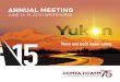 ANNUAL MEETING - CCMTA€¦ · Yukon Convention Centre Exhibition area 07:30-09:00 Breakfast with Exhibitors Yukon Convention Centre Exhibition area 07:30-13:30 Registration Yukon