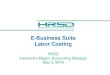 E-Business Suite Labor Costing...• Oracle Time and Labor (OTL) • Employees are required to submit Timecards(TC) • Segments on HRSD’s Timecard: – Hours Type – Project &